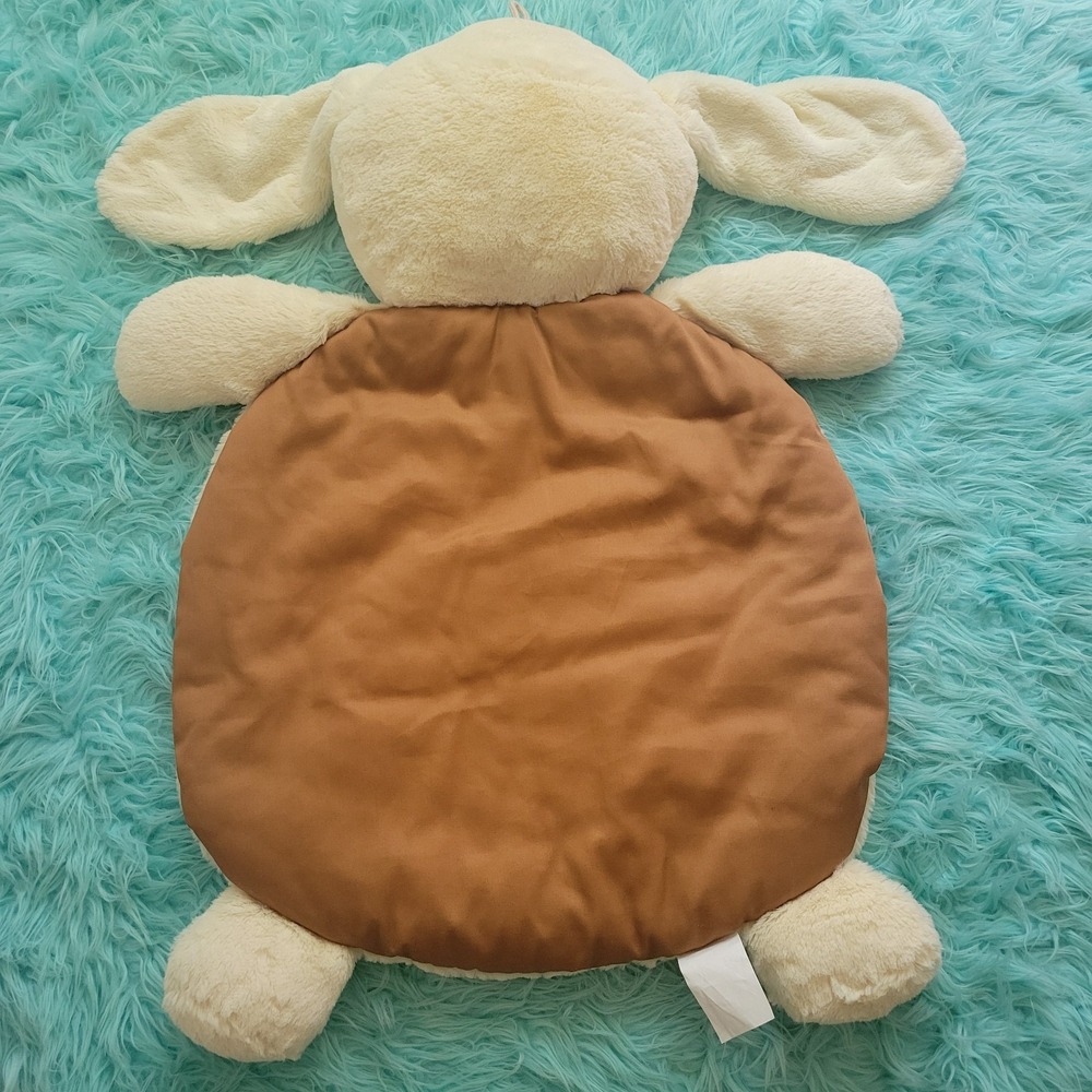 Mary Meyer Bestever Baby Mat Cream Bunny Rabbit Plush Tummy Time Play Floor Mat - Picture 2 of 8